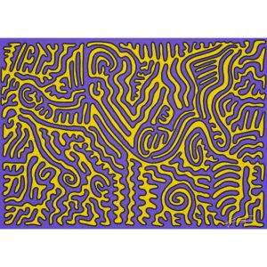 Acrylic painting on canvas - "Guccihuasca" by Kara Fox